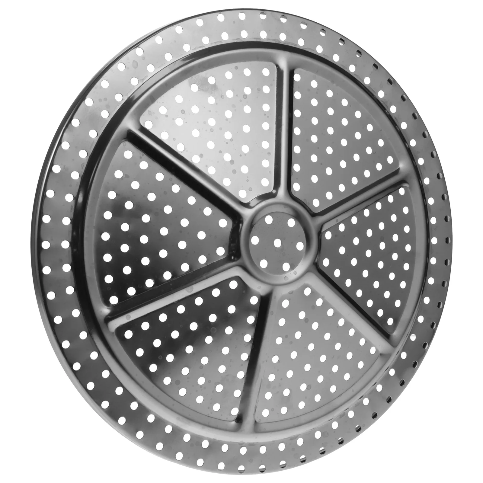 

Stainless Steel Steamed Rice Bucket Bottom Fine Polished Smooth Surface No Burr Multi-Function Rice Container Base for Healthy