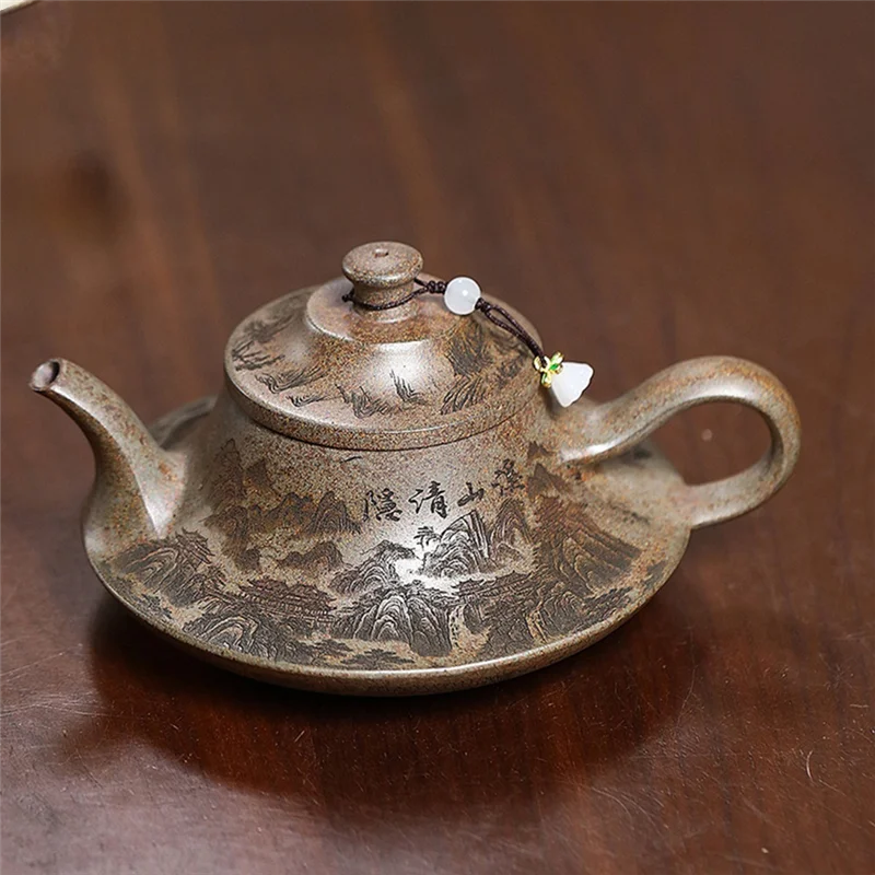 

【B07R】Чайник из глины, руда, грязь из агара, горение дерева, облачная печь, чайник, чайник, китайский чайный сервиз, чайник