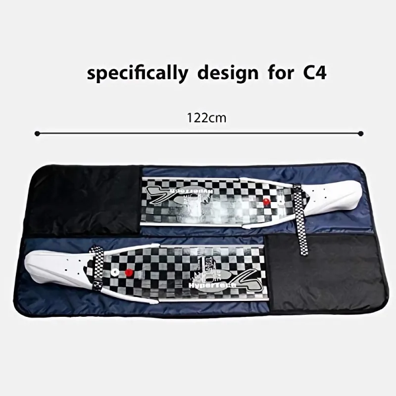 Free Diving Fins Bags Carbon Fiber Fins Protective Bag with Anti-Collision Pearl Cotton Portable Scratch Resistant Diving Bag