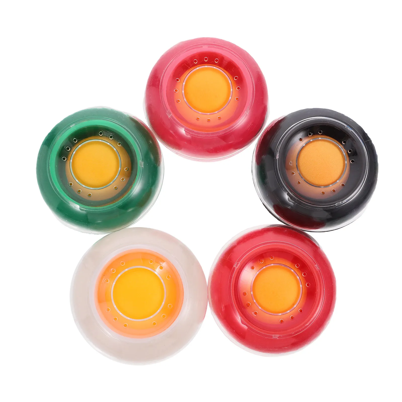 5Pcs Finger Moistener for Sorting Paper Fingertip Sponge Moistener Desktop Cash Counting Tool Bank Clerk Staff Easy Use