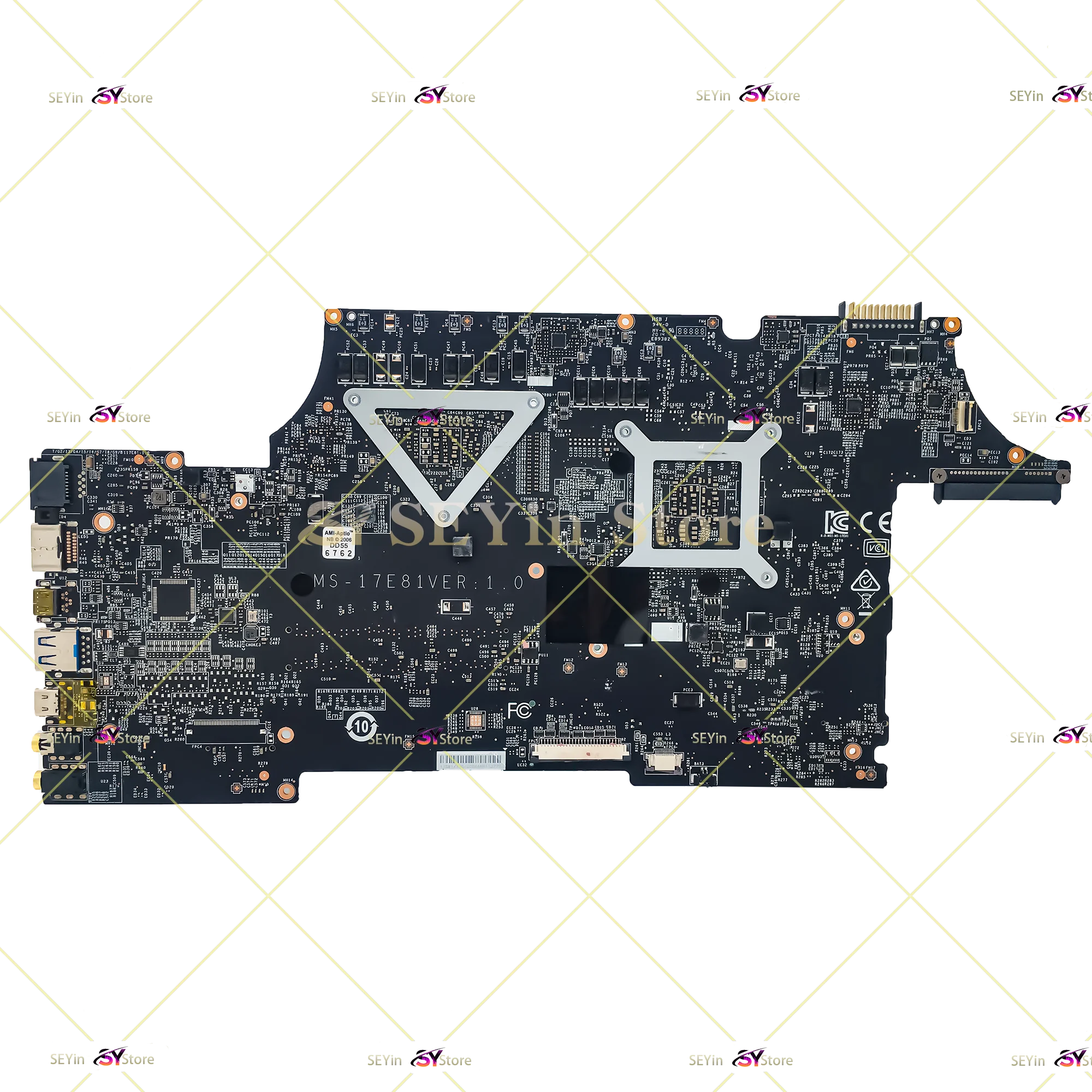 Mainboard For MSI MS-17E81 MS-17E8 Laptop Motherboard i5 i7 9th Gen GTX1650/V4G