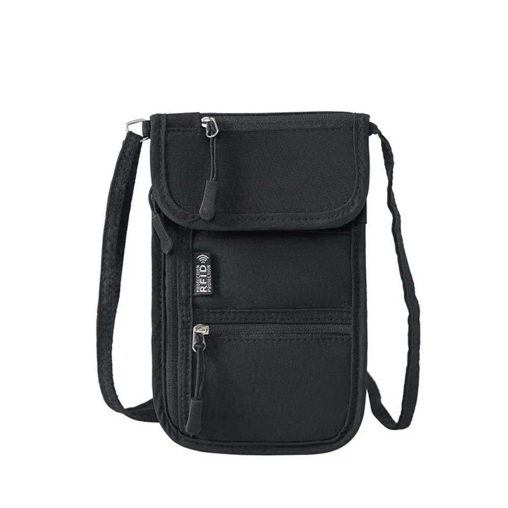 

Сумка для документов из ткани Оксфорд, сумка для паспорта с блокировкой RFID, регулируемый ремешок, сумка для паспорта, водонепроницаемая, легкая