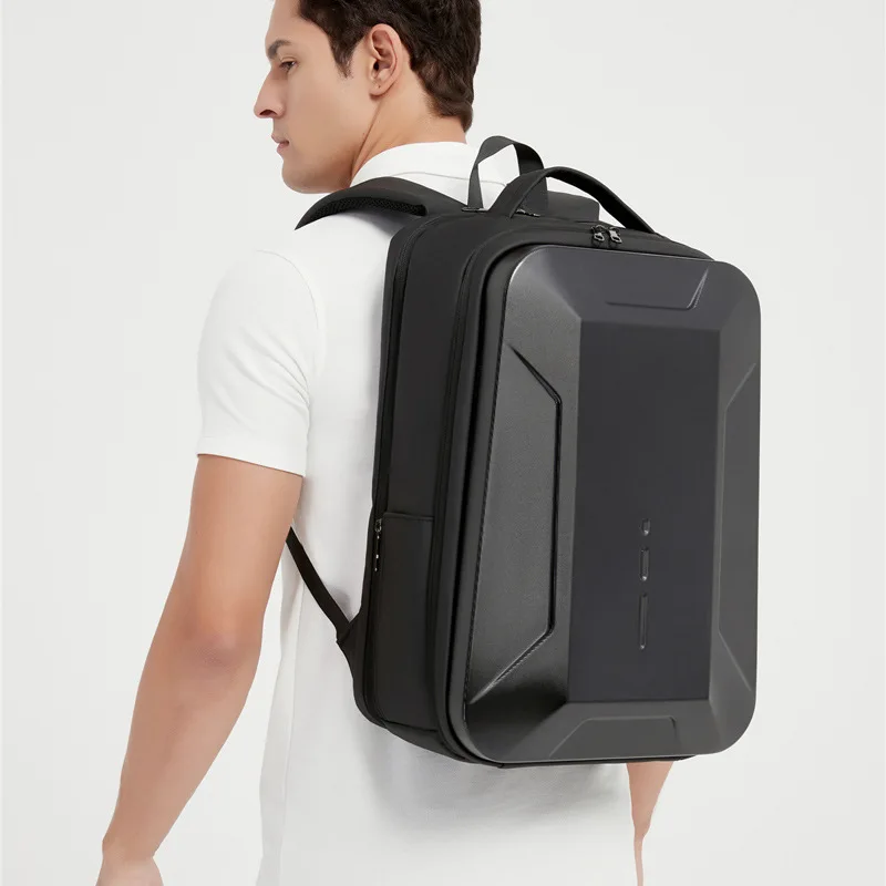 حقيبة ظهر متعددة الوظائف ذات هيكل صلب للرجال مقاس 15.6 بوصة للرجال حقيبة رياضية إلكترونية لطلاب الجامعات مقاس 17.3 بوصة حقيبة كمبيوتر للألعاب