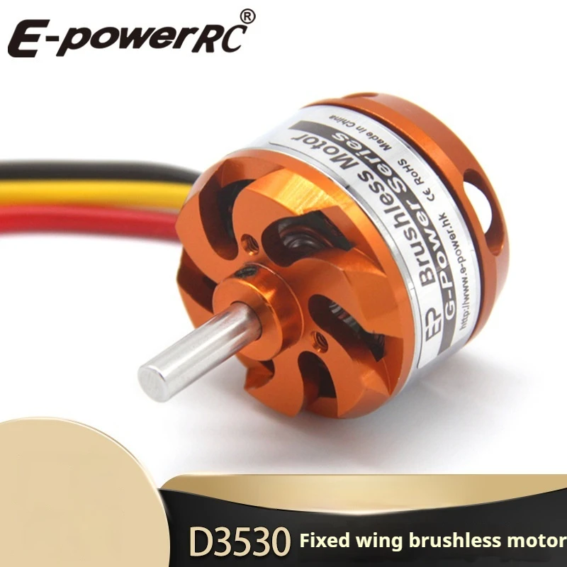 Brushless Motor D3530-1100/1400/1700kv High-Efficiency Fixed Wing Helicopter Motor Rc Plane Accessories