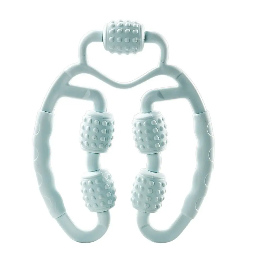 

Массажер для ног с пятью колесиками, кольцевой зажим для тела, расслабление мышц, антимассажный ролик для фитнеса и йоги, антицеллюлитный массажный ролик