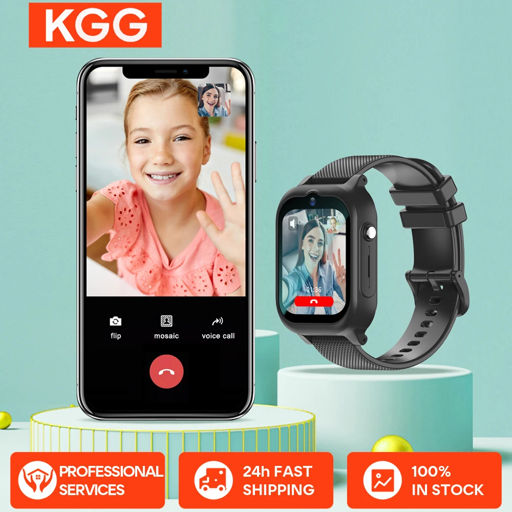 

Kids 4G Smart Watch Phone HD Video Call GPS WIFI Camera Voice Chant SOS Monitor Tracker Location Waterproof Children Smartwatch