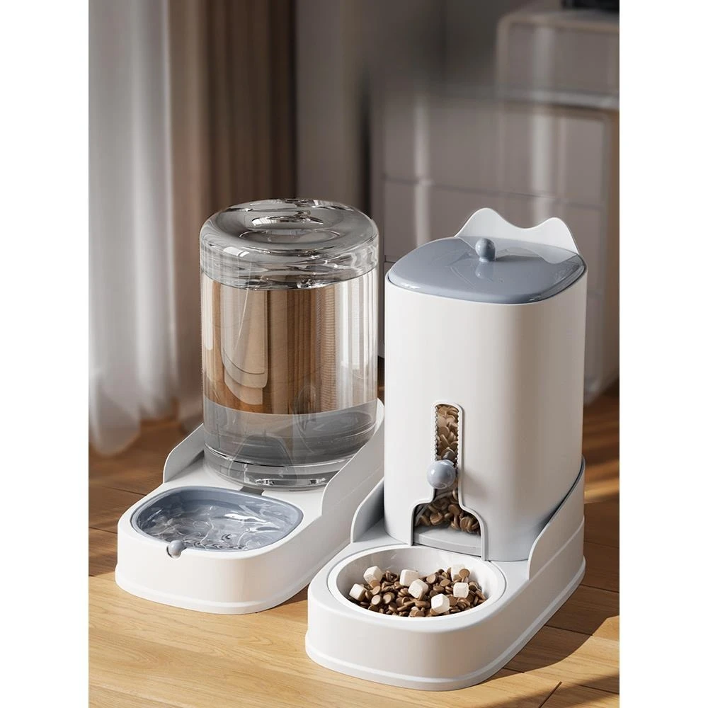 

Cat, water dispenser, pet feeder