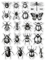 2023 new CLEAR STAMP insect DIY Scrapbook Card album paper craft silicon rubber roller transparent stamps 620