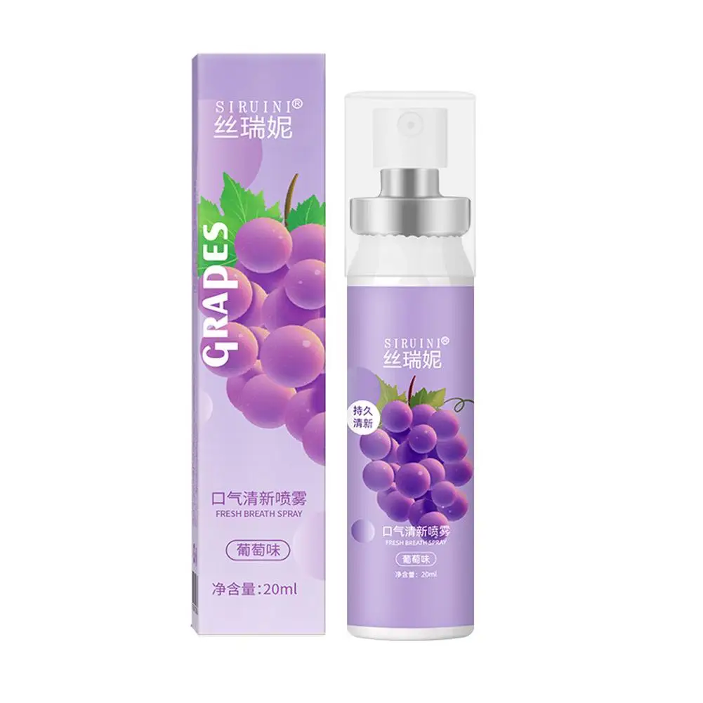 20Ml Blijvende Verse Mondspray Mondverzorging Gemakkelijk Te Dragen Halitose Elimineren Mond Blijvende Spray Frisser Draagbare Adem Slecht J9g5