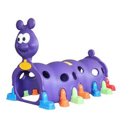 Kindergarten caterpillar crawling tunnel tent toy kids Drill holes Game house Indoor outdoor cartoon animals tent kids gift