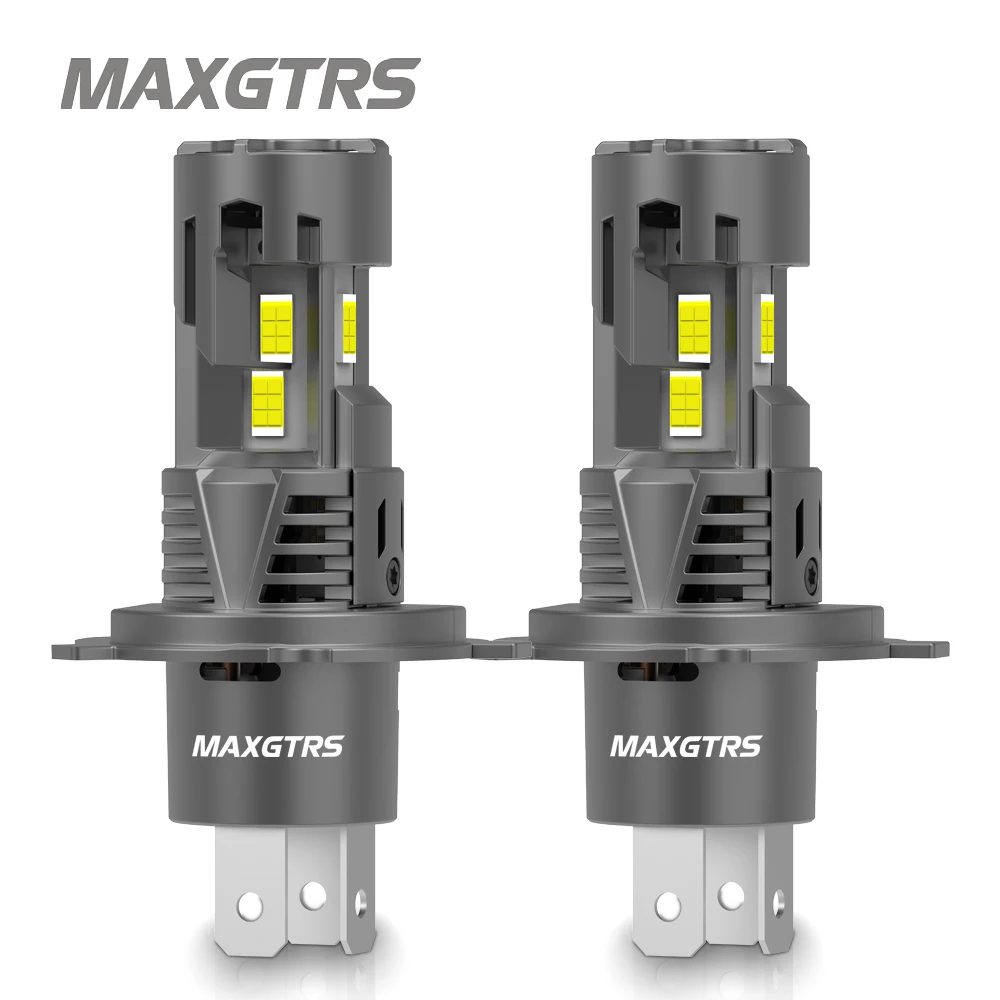 

2X H4 светодиодные фары Canbus 12 В 9003 HB2 Hi/Lo Beam мотоциклетные фары безвентиляторные светодиодные лампы H4 для Lada Honda Toyota Ford