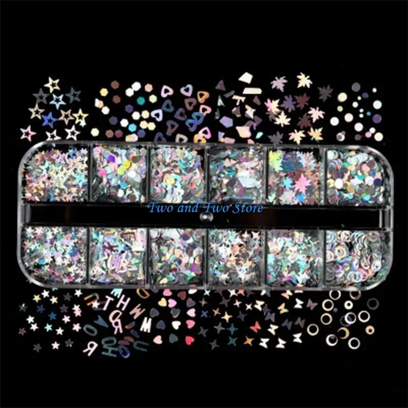 HX6F Glow Resin Mold Epoxy Filling Fluorescent Sequins Flakes