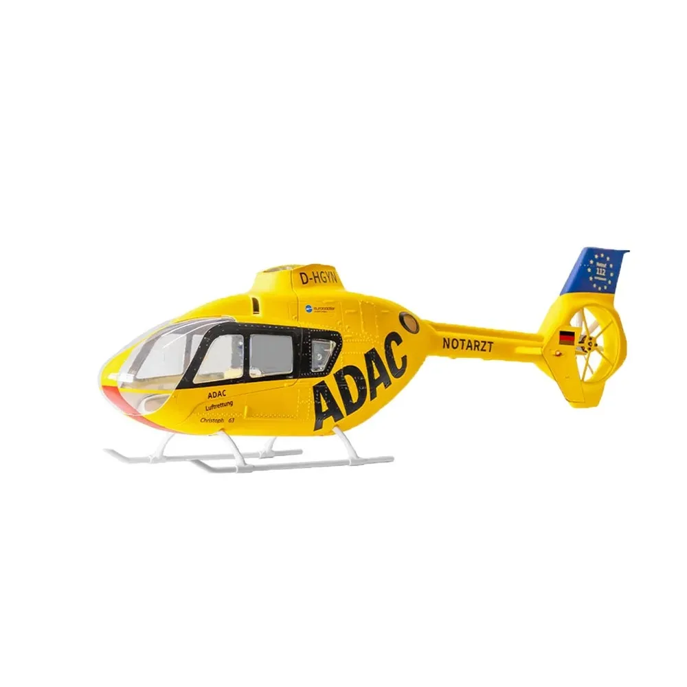 FLY WING EC135 スケールヘリコプター胴体 EC135 シェルキャノピー ランディングスキッド付き EC135 胴体交換可能 純正部品