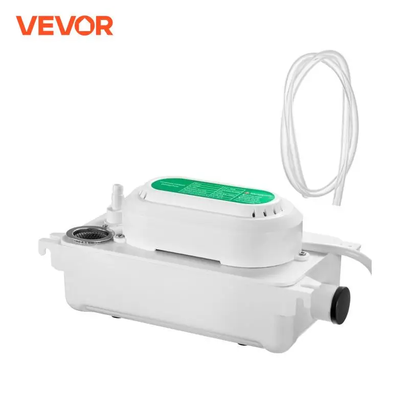 VEVOR-bomba automática de eliminación de condensados, máquinas de hielo con tanque de 0.6L, aire acondicionado, bomba de drenaje Ultra silenciosa, elevación de 2M, 110V