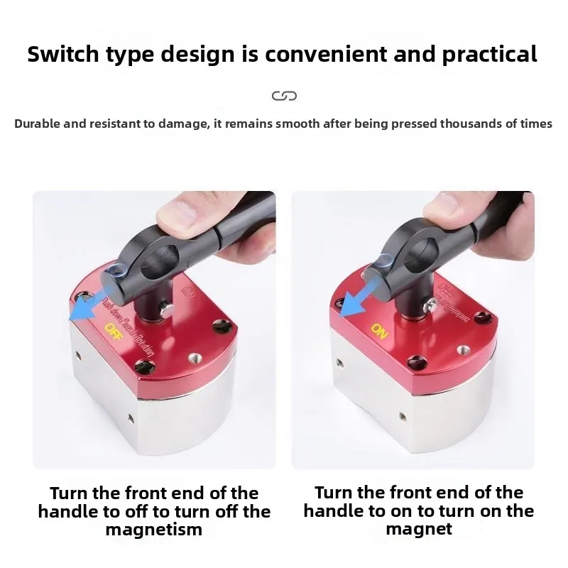 Magnetic seat permanent magnet chuck lifting mold magnet boron portable super salvage chuck