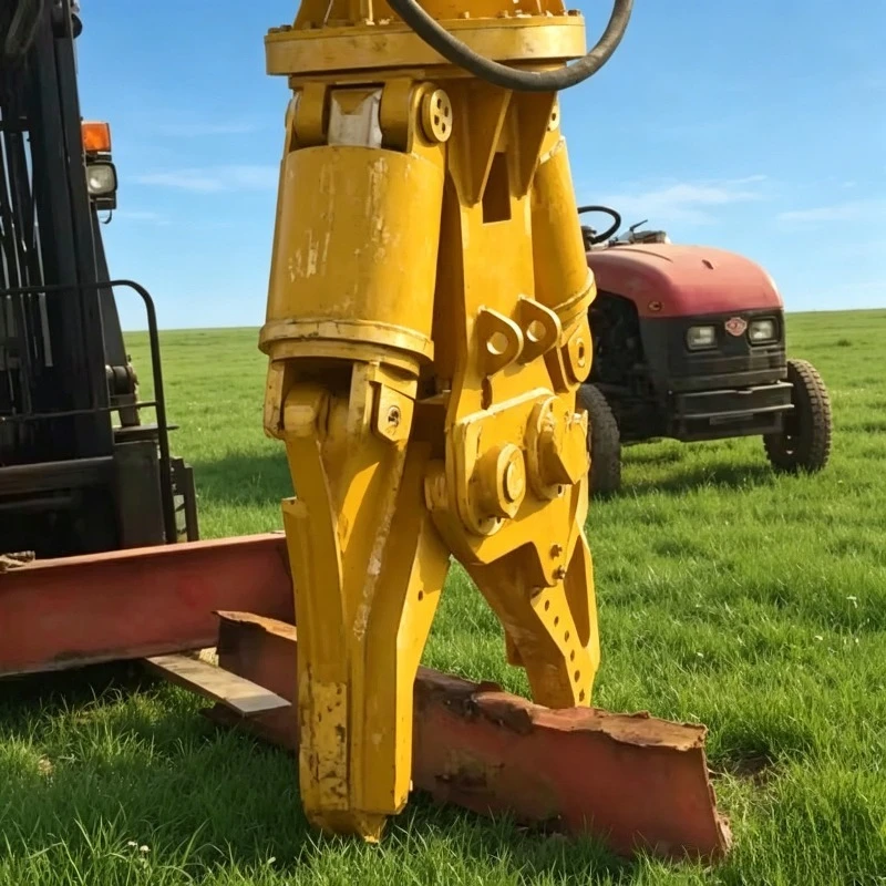 Excavator Hydraulic Shear Double Cylinder 360°Rotation Demolition Scrap Metal Cutting Shears for Car Dismantling Steel Recycling