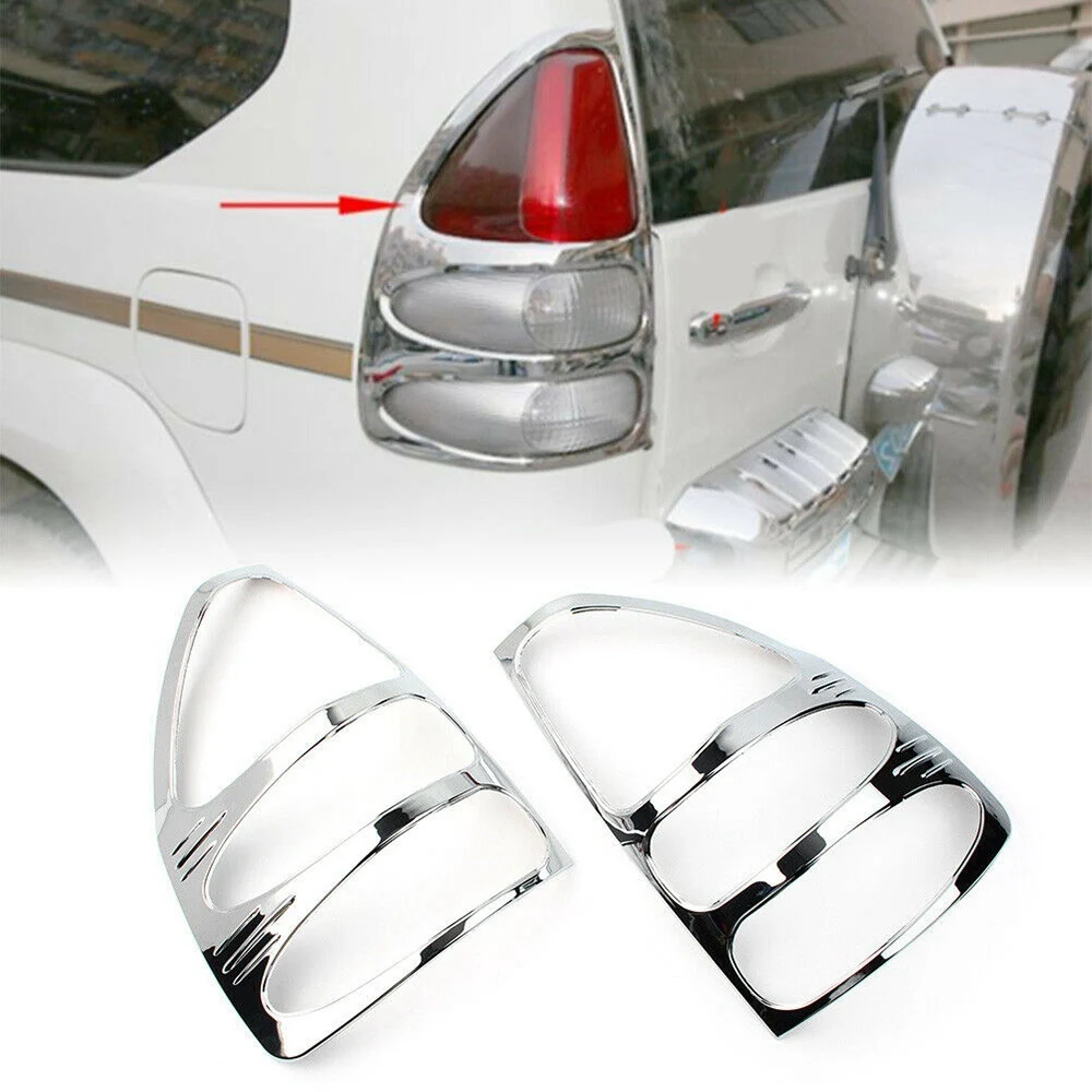 Car Auto Rear Taillight Cover Trim Accent for Toyota Prado FJ120 2003-2009