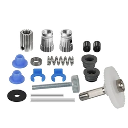 Dual Drive Gear Hardened Steel Upgrade Kit Extruder Drivegear For BMG Extruder For Prusa i3 3D Printer Bowden Extruder