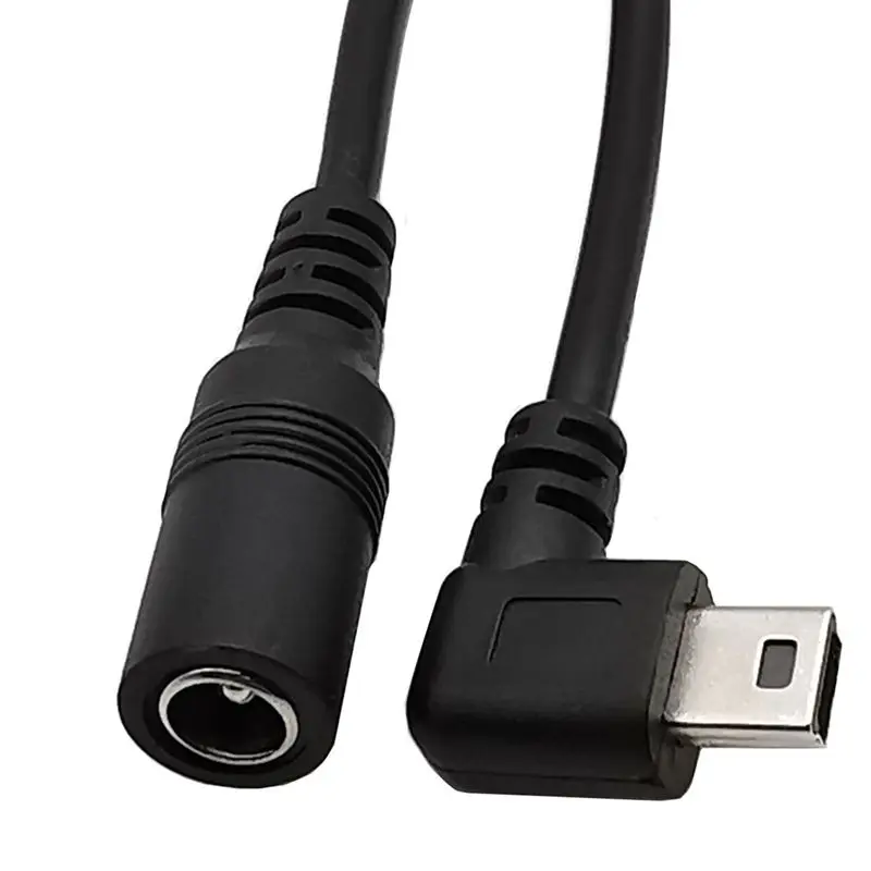 30 cm Biegung Micro 5Pin Stecker/Mini 5Pin Stecker auf DC 5,5 mm x 2,1 mm Buchse Power Lade Konverter Kabel 3A 5521 Buchse