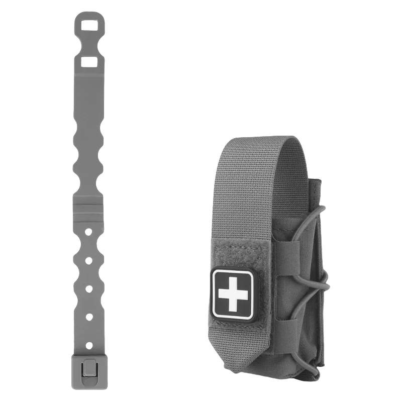 

Universal TQ First Aid Pouch | Outdoor MOLLE Compatible Emergency Tourniquet Holder | For Hunting Equipment Accessories
