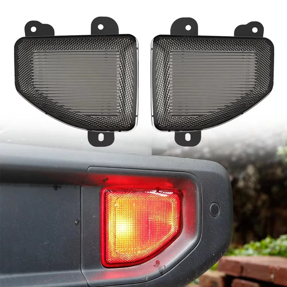 For Jeep Wrangler JL Gladiator JT 2018 2019 2020 Rear Bumper Tail Light Red Smoked Led Rear Brake Lights for Jeep Plug & Play