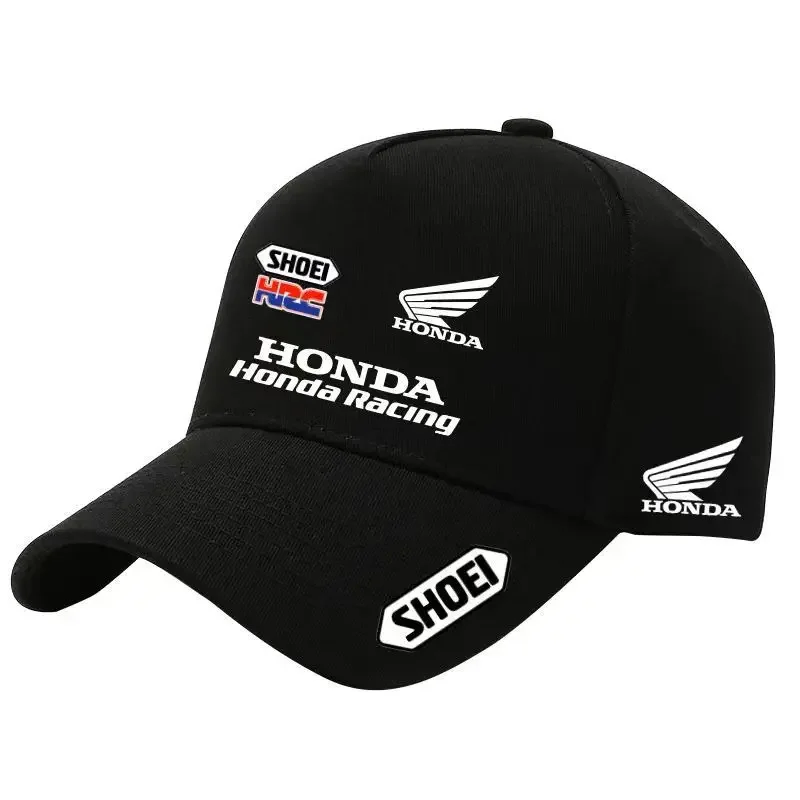 Cappello personalizzato da squadra con berretto da baseball per moto Honda, uniforme da corsa sportiva, parasole, berretto a becco d'anatra