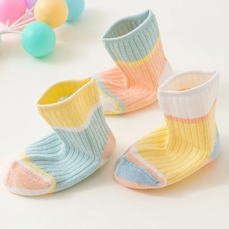 3 زوج/وحدة جوارب أطفال غير رسمية جديدة