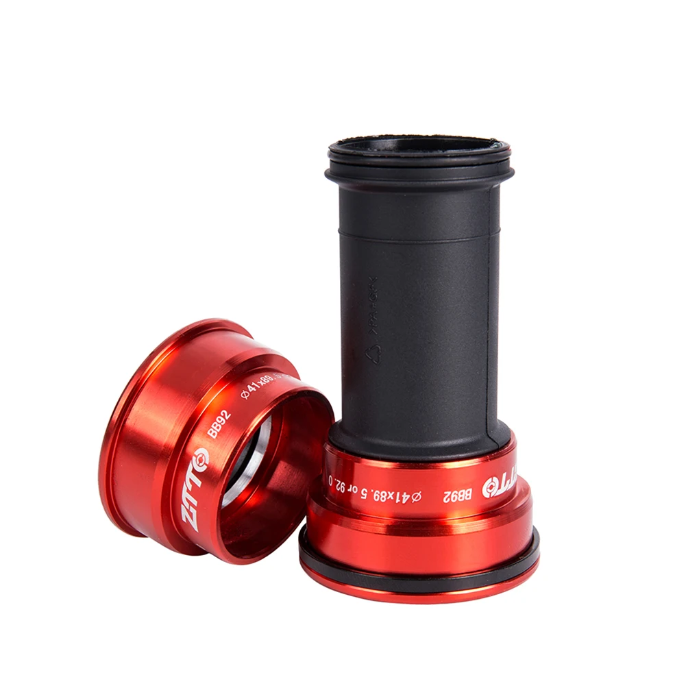 ZTTO دعامة سفلية للدراجة ملحقات الدراجات الاحترافية لوازم رياضية خارجية جزء الدراجة لإصلاح BB92 باللون الأحمر #1