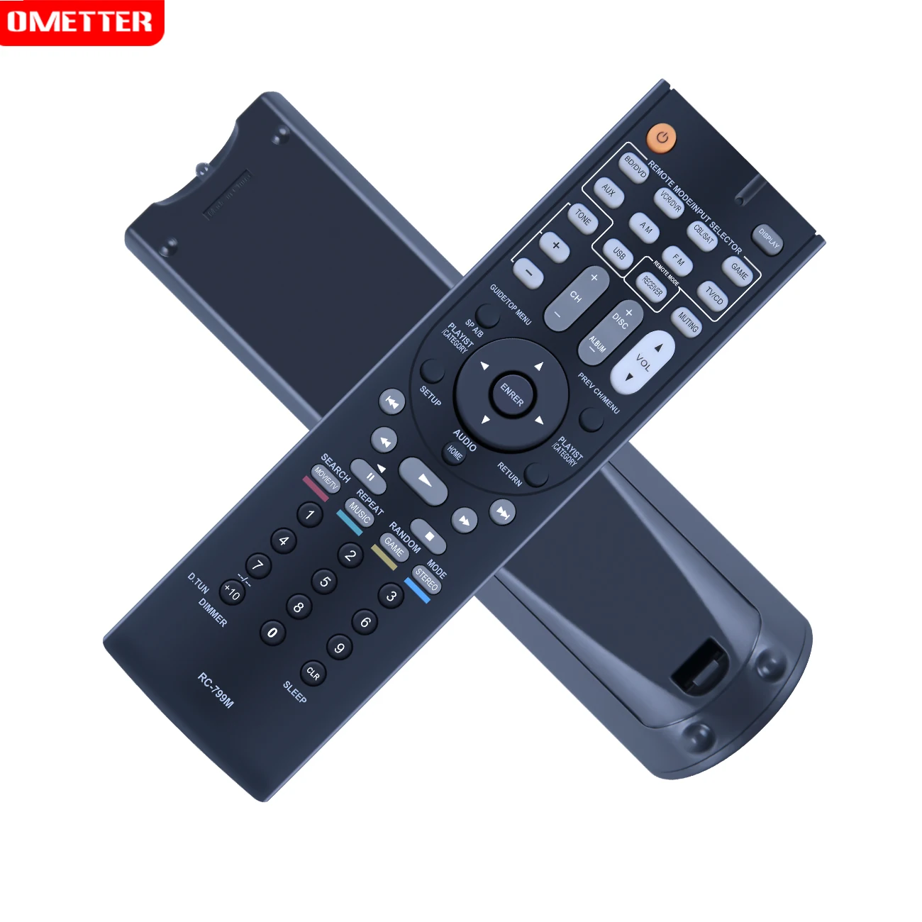 RC-799M Replace Remote for Onkyo AV Receiver HT-R391 HT-RC430 HT-R548 HT-R558 TX-NR626 HT-S5400 HT-S5500