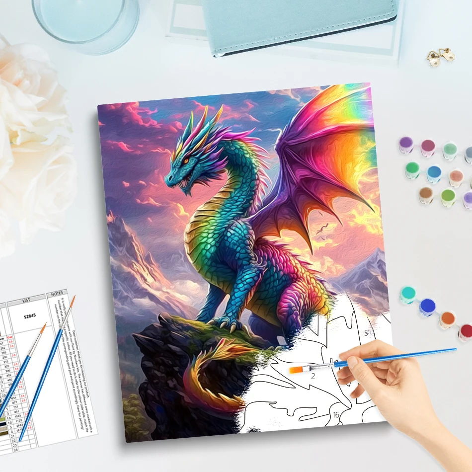 Peinture par numéros sur toile - Art Craft And Cloth avis et prix