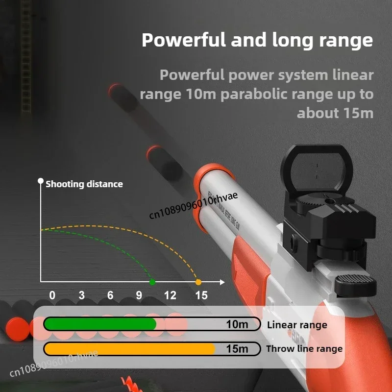 子供の S686 ダブルバレルスプレー缶火災散弾銃少年食べるチキンおもちゃの銃モデル屋外戦闘ライフル 2025 新しい