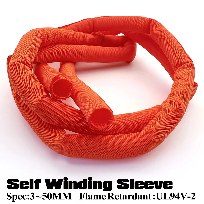 Auto-Insulated Self-Closing Split Tube PET Braided Sleeve 5-50mm Expandable Flexible Cable Management for Desk PC TV