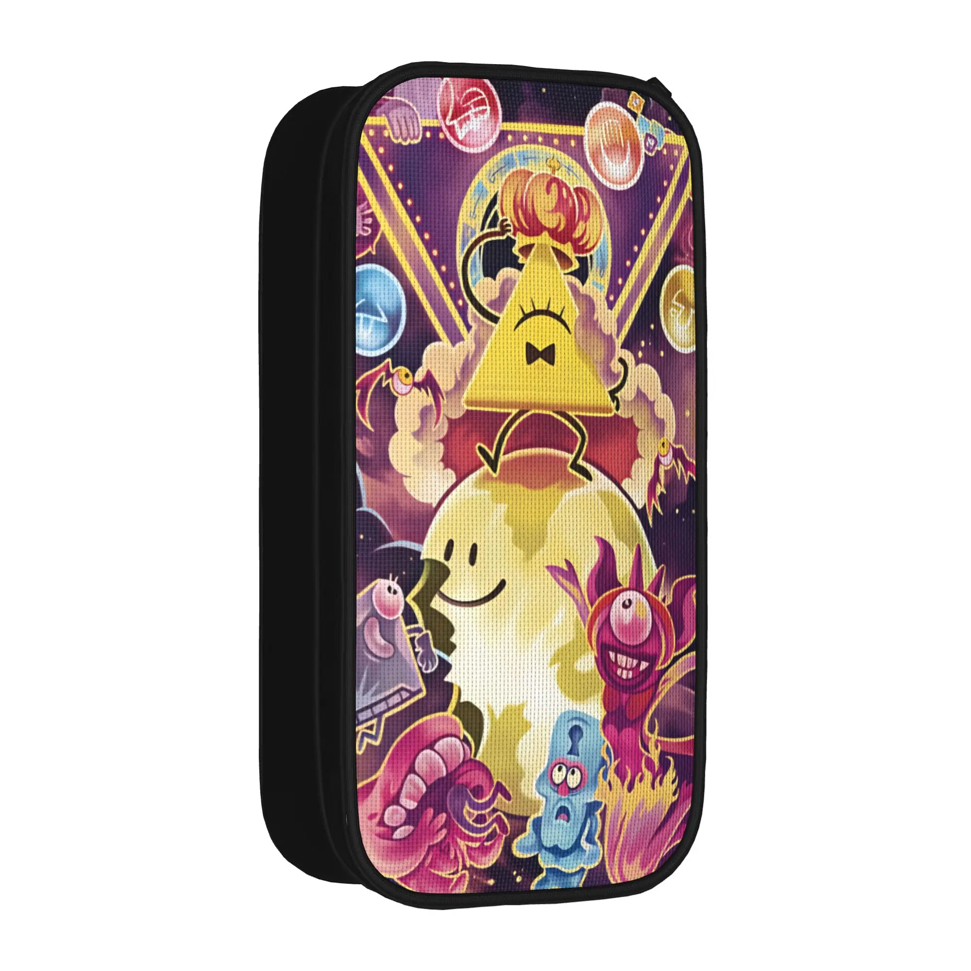 G-Gravity Falls Lunch Bag Bill Cipher Fun Lunch Box Men Picnic Portable Insulated Cooler Bag Waterproof Graphic Tote Food Bags
