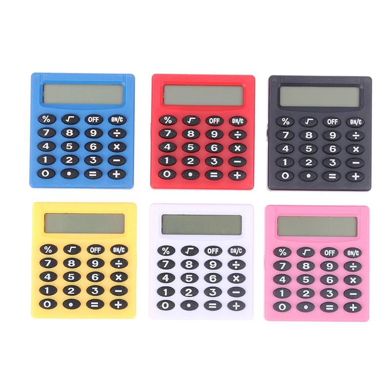 Pocket Boutique Stationery Small Square Calculator Personalized Mini Candy Color School Office Electronics Creative Calculator