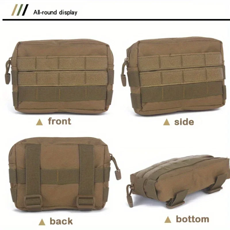 Outdoor military EDC carry tool waist bag molle vest tactical accessory medical first aid bag hunting bag survival equipment