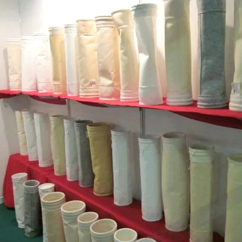 Prezzo di fabbrica 130 ℃   Sacchetto filtro in poliestere antistatico per la filtrazione della polvere in polvere