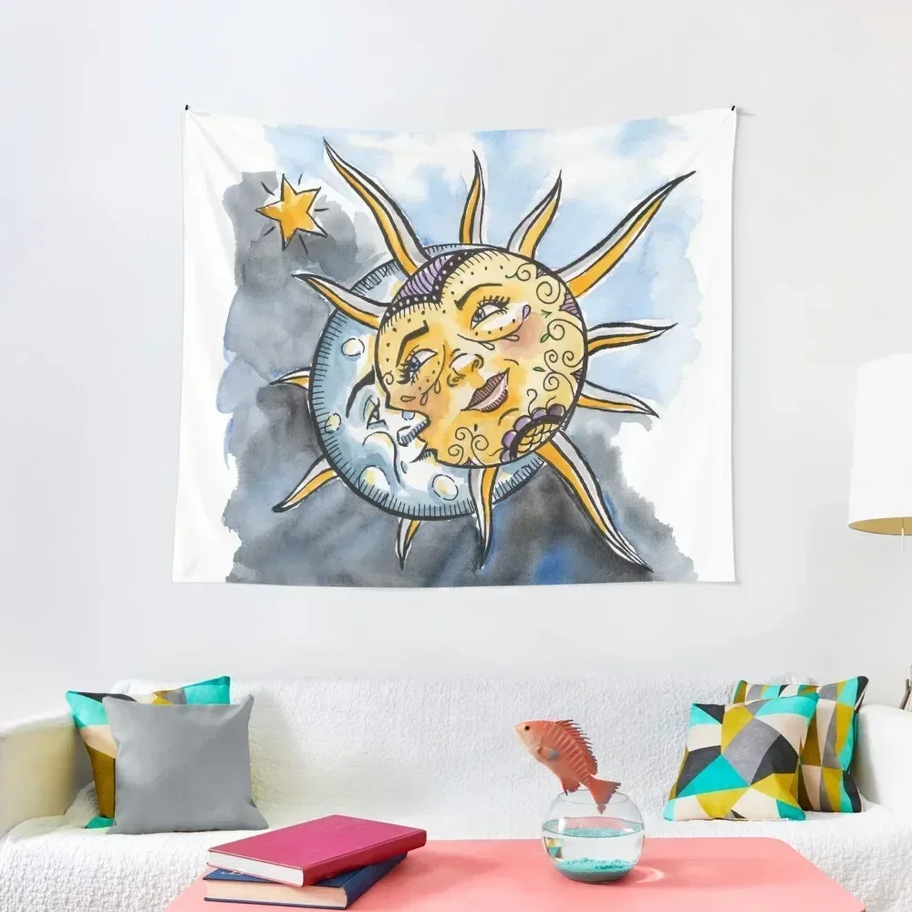 

Sun and Moon Tapestry Bedroom Organization And Decoration Decor For Bedroom Tapestry