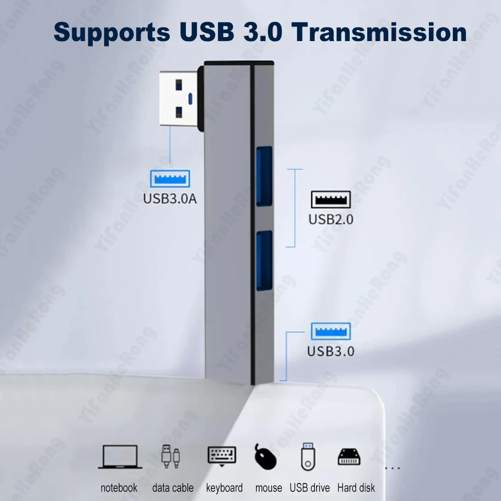 USB C HUB 3.0 Type C 3.1 3 Port Multi USB Splitter OTG محول لـ Xiaomi Lenovo Macbook Pro 13 15 Air Pro ملحقات الكمبيوتر