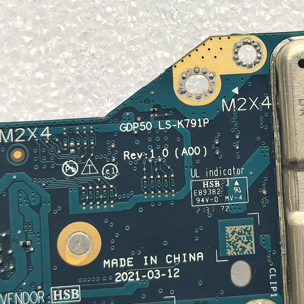 Y Store NEW Original For Dell Alienware M15 R6 USB Interface Board LS-K791P 0730VK 730VK 100% Tested Fast Ship