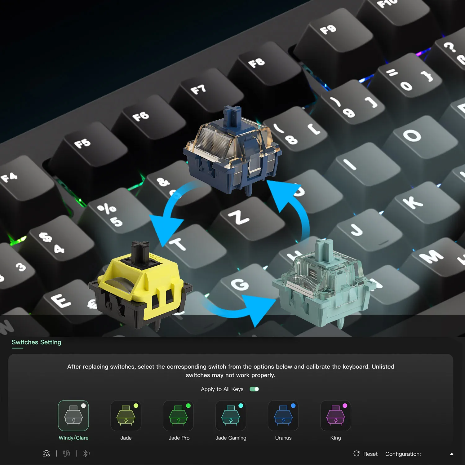 Akko MOD007B HE لوحة مفاتيح ميكانيكية بمفتاح مغناطيسي أسود 75% ISO-DE ألومنيوم CNC مشغل سريع 0.005 مم 8K ARGB لوحة مفاتيح الألعاب #2