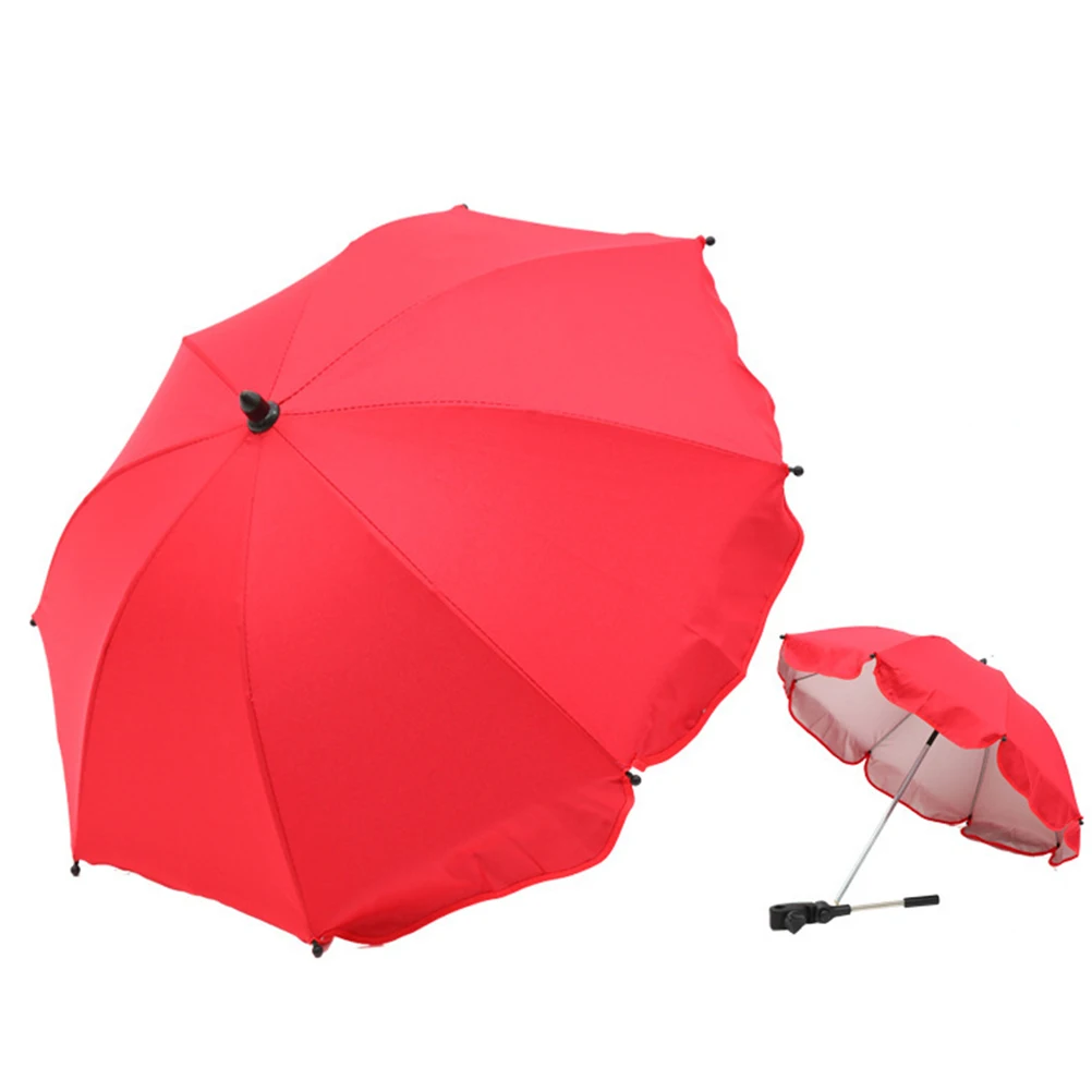 

Flexible Base Adjustable Joint UV Sun Protection Umbrella For Stroller Pram Pushchair Walker Bicycle Multi Function