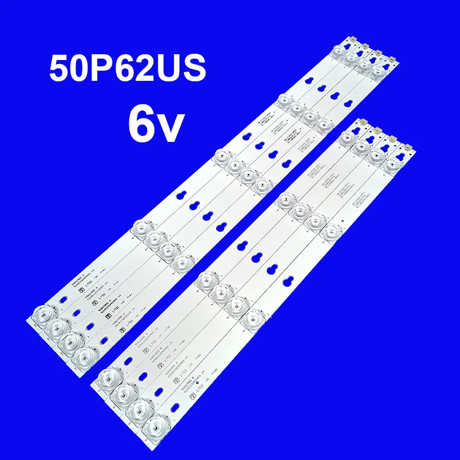 

LED Strip For TCL L50P2US 50P62US 50E17US 50P20US 50D2900 A B 50HR330M05A9 50HR330M04B9 V4 4C-LB5005 LB5004-HR13J HR03J D50A730U