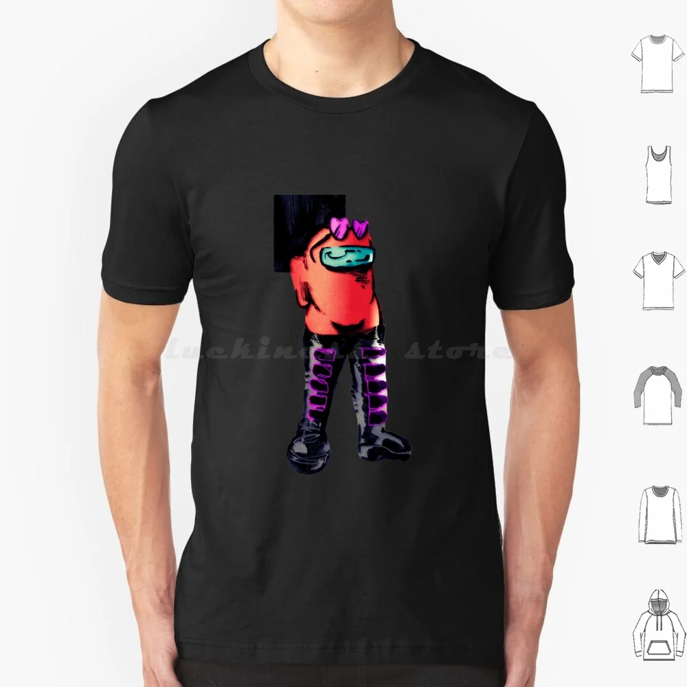 Camiseta Baddie Amogus talla grande 100% algodón