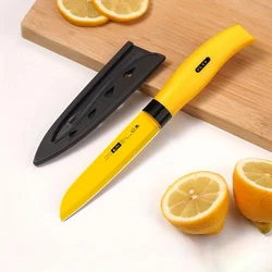 Feng Li stainless steel yellow blade fruit knife home cutting knife kitchen peeling fruit knife knife portable