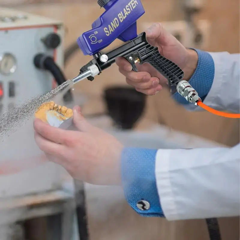 

Sandblasting Machine Kit Air Compressor Blasting Machine Handheld Sandblasting Equipment Rust Remover For Metal Paint