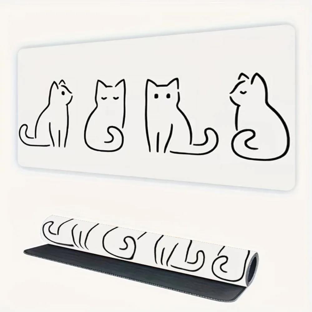 The quirky cats design mouse pads desk organizers and trays tapis de souris alfombrillas gaming decoração setup gamer
