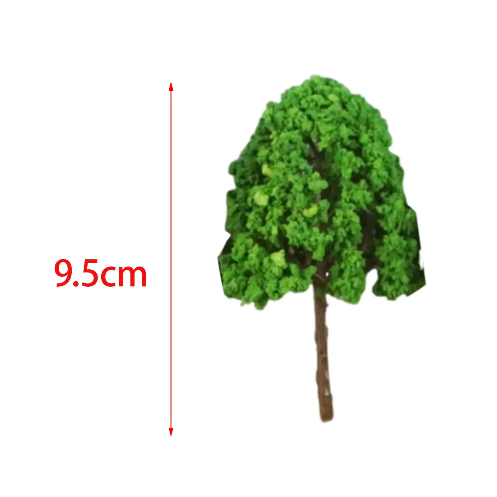 20Pcs Model Trees Accessories Layout for Dollhouse Landscape DIY Projects