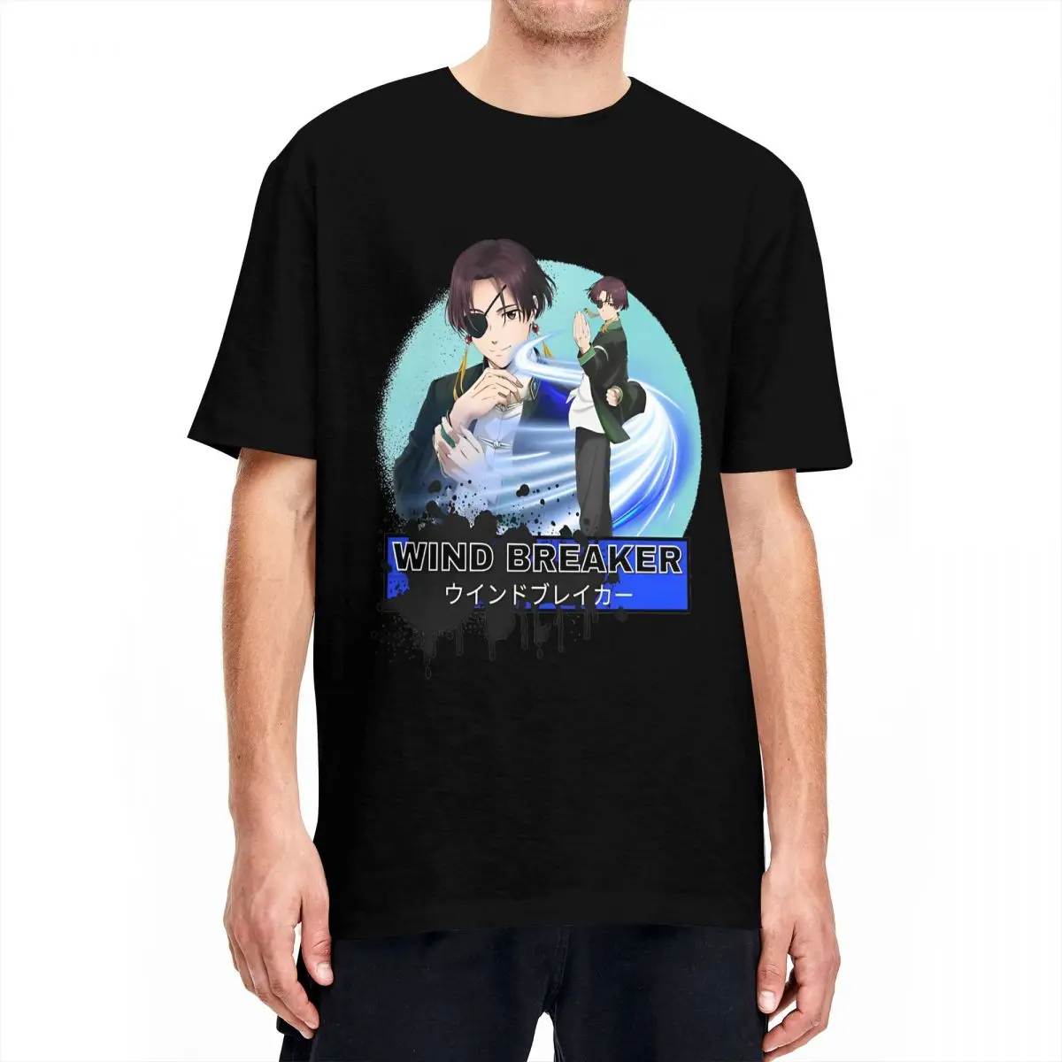 WIND BREAKER ANIME T Shirt INSPIRED DESIGN Fashion T Shirts Short Sleeve Street Style Tops Summer 100% Cotton O-Neck 5XL Tees