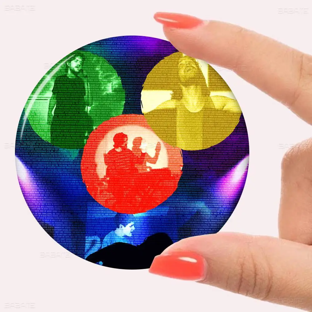 بو بورنهام داخل الموسيقية الكوميدية أنيمي زر دبوس بروش اليدوية للملابس الكرتون شارة ظهره الديكور والمجوهرات