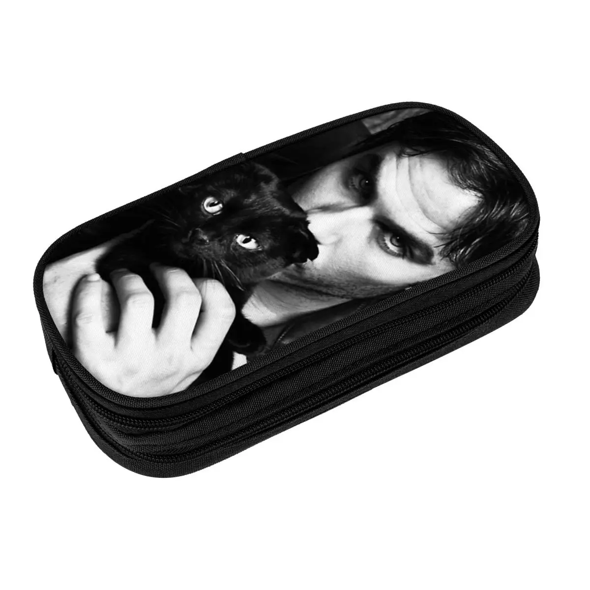 Ian Somerhalder Pencil Case Damon Salvatore Vampire Pen Bag for Student Large Storage School Supplies Gifts Pencil Pouch